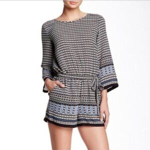 Max Studio Specialty Products (MSSP) Chic Abstract Floral Romper